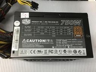 電腦雜貨店→電源供應器  酷碼  RS-750-ACAA-D3 750W  80PLUS 二手良品$800  