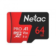 Netac - 朗科高速U3 Micro SD卡 64GB (平行進口) 相機 攝影 攝像頭 文件存儲 TF內存卡 存儲卡 數據儲存卡 TF記憶卡 快閃記憶體 手機內存卡 micro sd card 行車記錄儀