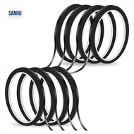 10 Rolls 1/8 Inch Whiteboard Tape Thin Tape for Dry Erase Board Self-Chart Grid Tape Lines Pinstripe