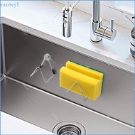 VAT1 Magnetic Sponge Holder for Kitchen Sink Stainless Steel Drain Rack Dish Drainer