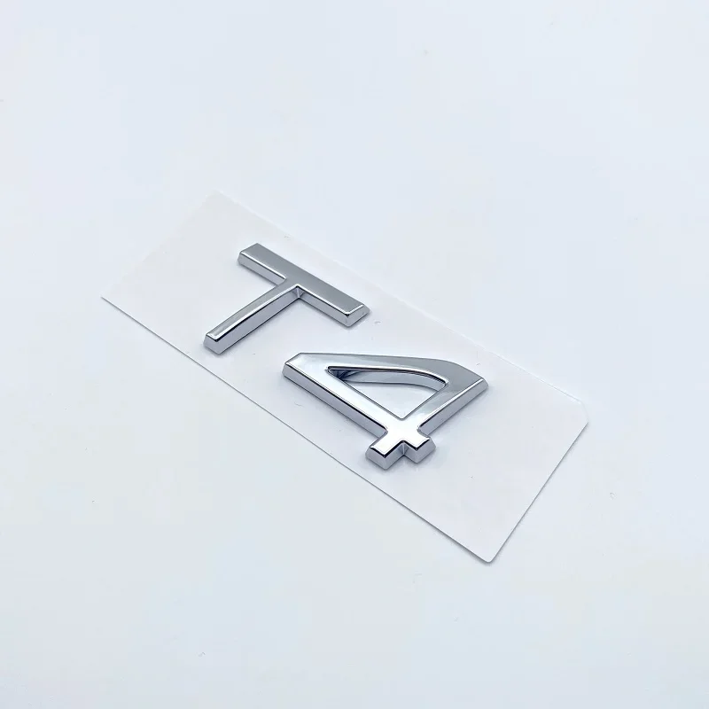 3D AWD B5 T4 T5 T6 Logo Emblem Badge Decal Car Sticker for Volvo XC60 Automobile Car Trunk Letters