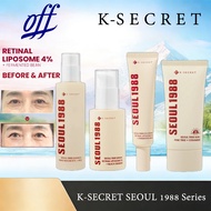 KSECRET SEOUL 1988 Eye : Retinal Liposome 4% + Fermented Bean 30ml SEOUL 1988 Serum : Retinal Liposo