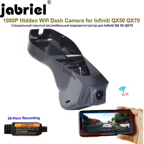 Jabriel For 2013 2014 2015 2016 2017 2018 Infiniti Qx50 Qx70 Android Ex37 G37 Fx 1080P Auto Wifi Das