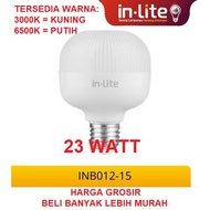 LED Bulb 23 Watt INB007 Brand In-Lite LED Apple Bulb 23w