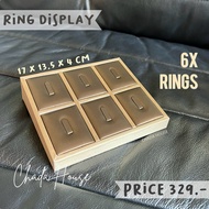 Ring Display 6 Rings Size 17x13.5x4cm