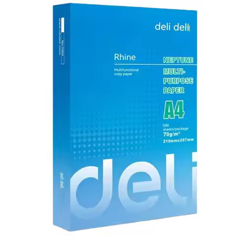 Deli Z7302 multi-functional natural color A4 copy paper 70g 100 sheets/pack of scratch paper, eye pr