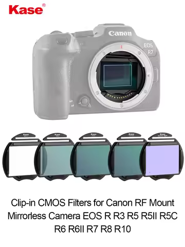 Kase Clip-in CMOS Filter for Canon RF Mount Mirrorless Camera EOS R R3 R5 R5II R5C R6 R6II R7 R8 R10