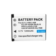 Luxmedia 3-Oct, 4-Dec Replacement Battery for Praktica 12-Z 12-Z4, 12-Z4TS, 12-Z5, 14-04, 14-Z4, 14-