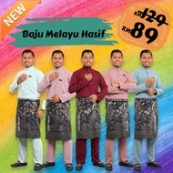 🇲🇾 Baju Melayu Hasif * New Colour Design Dress Lelaki Viral Melayu Moden Baju Raya Hasnuri Plus Size Murah Combo Tudung