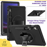 Case Rugged Armor Strap Samsung Tab S9 11" And Tab S9 FE 10.9"