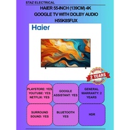 Haier 55-Inch (139cm) 4K  Google TV with Dolby Audio  H55K85FUX