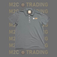 SG | SAF | DIS POLO T SHIRT | GREY | SINGAPORE | DRY FIT | UNISEX | BUTTON | SHORT SLEEVES