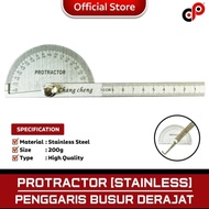 Protractor / Penggaris Busur Derajat Stainless