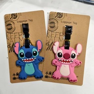 Cute Big Ears Stitch Luggage Tag Star Treasure Stitch Luggage Sign Pendant Travel Boarding Pass