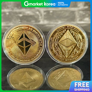 Ethereum Commemorative Coin Virtual Cryptocurrency Ball Mark Fun