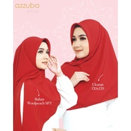 MERAH Woolpeach RED Chili square Hijab no. 72
