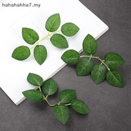 hahahahha7 10/30/50pcs Rose Leaves Artificial Greenery Fake Rose Flower Leaves DIY Craft MY