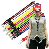 8 Colors Cell Phone lanyard UA logo Straps For Keychain ID Card Holder Neck Hanging Aniti-Lost Sling