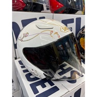 SHOEI HELMET JSTREAM AMO PUTIH PREMIUM