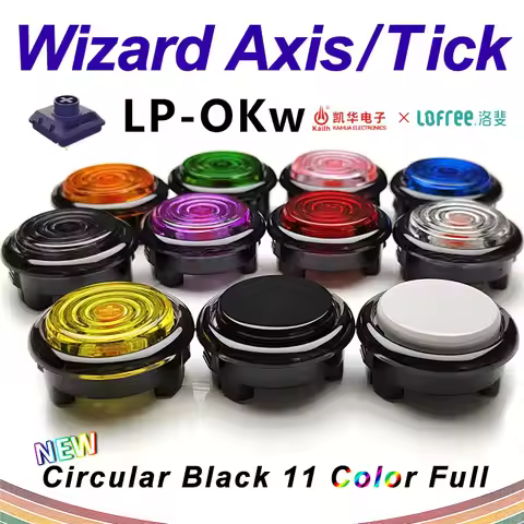 ST-L4/SiTong/Kailh summer/Smooth ultrathin/2.8hot plug/ Street Fighter6/Round black frame button of 