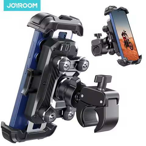 Joyroom Motorcycle Phone Mount Anti Vibration Phone Holder for Motorcycle Handlebar Bike Phone Mount