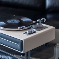 Hifi音質 高音質 一體式黑膠唱片機 內建喇叭 藍牙音響 皮質
