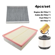 A 4Pcs Set For Great Wall POER Kingkong 2.0Tdi-Diesel HAVAL H5 2024 Engine Cabin AC Air Fuel Oil