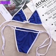 JAVIER Bikini Sets Summer Fashion Biquini Push-up Bra Cosplay Solid Color Swimwear