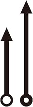 Artemio 64 and 86 mm Arrows Clock Hands, Black