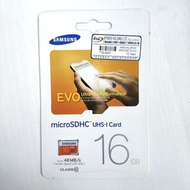 Samsung MicroSDHC EVO 16GB Memory Card 三星 16GB TF Class 10 16G 記憶卡 MicroSD