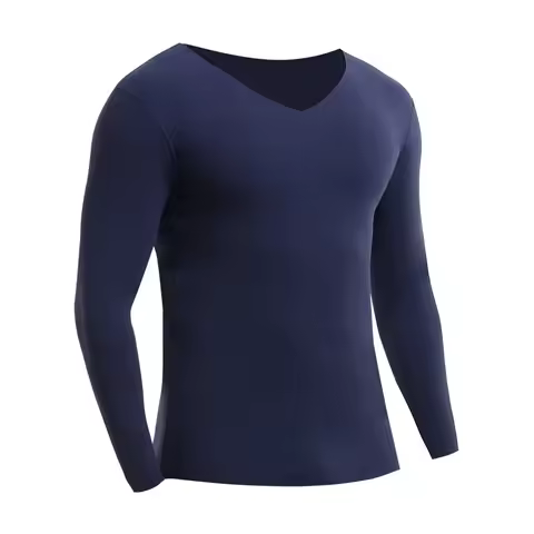 Men's thermal underwear has no traces, a single piece of piled and thickened autumn clothes, and wea