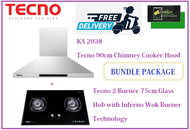 TECNO HOOD AND HOB BUNDLE PACKAGE FOR ( KA 2038 &amp; T 28TGSV) / FREE EXPRESS DELIVERY