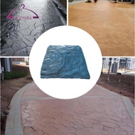 [deevoka] Concrete Stamping Tool 45cmx45cm Concrete Stamp Mat for Outdoor Lawn Tiles