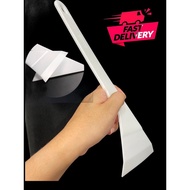 3M-Boss Triangular long handle scraper squeegee  white hard card for  right handed window tinting tools / tinted tools