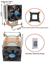 PMT | Silent Temperature Controlled CPU Cooler for 1700 1200 115X