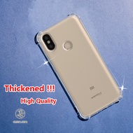 Xiaomi Mi A2 Mi 6X M1804D2SG M1804D2SI Crystal Clear Jelly Case Air-Guard Corner Soft TPU Flexible S