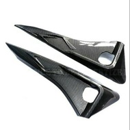 New Aerox 155 Carbon Footstep Cover Aerox 155 Carbon Rear Footrest Cover/
