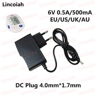Power Supply 6V 500mA 0.5A AC/DC Adapter for Omron HEM-7121 HEM-7120 M1 M2 M3 M5-I M7 M10 M6 M6W Blo
