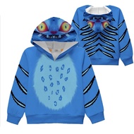 Kid Kpop Hunter Tiger Costume Hoodie, Saja Boys Kpop Hoodie For Fans, Funny Kpop Tiger Costume Outfi