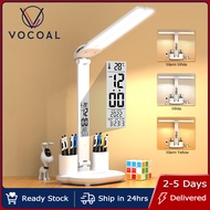 Vocoal Desk Lamp Double-head Table Lamps 3 Color Touch Dimming Nordic Lamp Desk Light College Dorm Bedroom Lamp Modern Table Lamp Eye Protection Lights Work And Study Table Lights