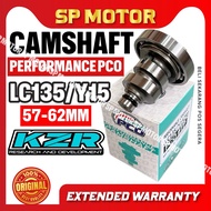 KOZI KZR PCO CAMSHAFT LC135 Y15 RACING PCO CAM CAMSHAFT 57MM-62MM PERFORMAMCE ORI KZR