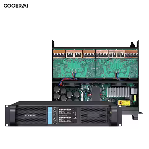 MIA-FP7000Q 2*25000W 2CH Power Amplifier Class D/H Two Step Power Supply Dual Channel Power Amplifie