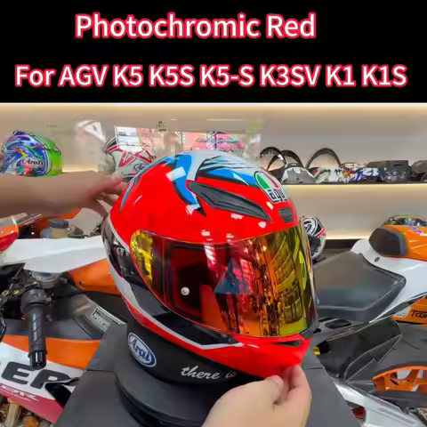 Photochromic Visor for AGV K5 K5S K3SV K3-SV K1 K1S Compact ST Helmet Glasses Shield Windshield Acce