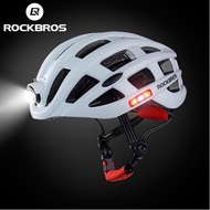 New!!! Rockbros Folding Bike Helmet MTB RoadBike Plus Charge Light Ori