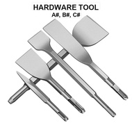 [888] Electric Hammer Chisel Set Widened Extended Electric Pick Chisel Concrete Slotted Broken Shove