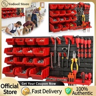 【24Hours Shipped】 39pcs Garage Plastic Shop Tool Organizer Tool Hanging Board Set for Men Gift