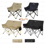 Mobi Garden Moon Chair Single Double Portable Foldable Comfortable Premium Camping Chair Black Sand