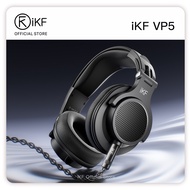 iKF VP5 HiFi Monitor Headphone Game Esports Wired Headset 3.5MM With Microphone Cable
