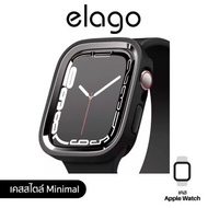 ELAGO DUO CASE เคส APPLE WATCH 9 / 8 / 7 / 6 / 5 / 4 / SE 1 / SE 2 ขนาด 40 / 41MM - BLACK / METALLIC DARK GREY