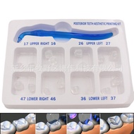 Dental Posterior Aesthetic Printing Set Dental Oral Imprint Stamp Mold for Printing and Forming of B